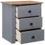 Panama style solid pine wood bedside table 46x40x57 cm by vidaXL, Nightstands - Ref: Foro24-282653, Price: 74,80 €, Discount: %