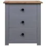 Panama style solid pine wood bedside table 46x40x57 cm by vidaXL, Nightstands - Ref: Foro24-282653, Price: 74,80 €, Discount: %