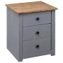 Panama style solid pine wood bedside table 46x40x57 cm by vidaXL, Nightstands - Ref: Foro24-282653, Price: 74,80 €, Discount: %