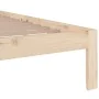 Estructura de cama madera maciza 150x200 cm de , Camas y somieres - Ref: Foro24-814759, Precio: 103,19 €, Descuento: %