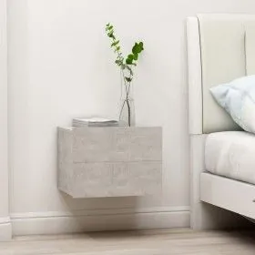 Bedside tables 2 pcs concrete gray plywood 40x30x30cm by vidaXL, Nightstands - Ref: Foro24-801062, Price: 77,03 €, Discount: %