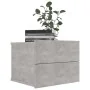 Bedside tables 2 pcs concrete gray plywood 40x30x30cm by vidaXL, Nightstands - Ref: Foro24-801062, Price: 77,03 €, Discount: %