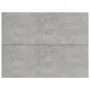 Bedside tables 2 pcs concrete gray plywood 40x30x30cm by vidaXL, Nightstands - Ref: Foro24-801062, Price: 77,03 €, Discount: %