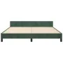 Bettgestell aus dunkelgrünem Samt mit Kopfteil 160x200 cm von , Betten und Lattenroste - Ref: Foro24-3126010, Preis: 279,50 €...