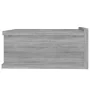 Schwebender Nachttisch aus grauem Sperrholz, 40 x 30 x 15 cm von vidaXL, Nachttische - Ref: Foro24-815284, Preis: 26,09 €, Ra...