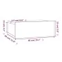 Schwebender Nachttisch aus grauem Sperrholz, 40 x 30 x 15 cm von vidaXL, Nachttische - Ref: Foro24-815284, Preis: 26,09 €, Ra...