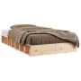 Solid wood bed frame 100x200 cm by , Beds and slatted bases - Ref: Foro24-820686, Price: 78,00 €, Discount: %