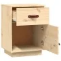 Nachttisch aus massivem Kiefernholz, 40 x 34 x 55 cm von vidaXL, Nachttische - Ref: Foro24-818305, Preis: 58,36 €, Rabatt: %
