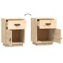 Nachttisch aus massivem Kiefernholz, 40 x 34 x 55 cm von vidaXL, Nachttische - Ref: Foro24-818305, Preis: 58,36 €, Rabatt: %