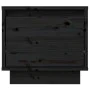 Nachttische 2 Stück aus massivem schwarzem Kiefernholz 35x34x32 cm von vidaXL, Nachttische - Ref: Foro24-813404, Preis: 50,37...