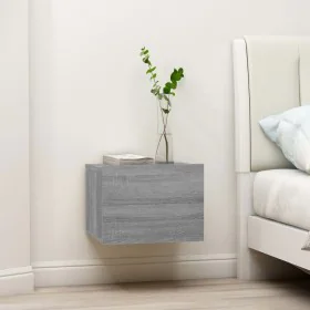 Bedside tables 2 units gray Sonoma plywood 40x30x30 cm by vidaXL, Nightstands - Ref: Foro24-815414, Price: 58,03 €, Discount: %