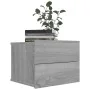 Bedside tables 2 units gray Sonoma plywood 40x30x30 cm by vidaXL, Nightstands - Ref: Foro24-815414, Price: 58,03 €, Discount: %