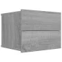 Nachttische 2 Stück Sonoma grau Furnier 40x30x30 cm von vidaXL, Nachttische - Ref: Foro24-815414, Preis: 58,03 €, Rabatt: %
