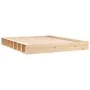 Solid wood bed frame 200x200 cm by , Beds and slatted bases - Ref: Foro24-820656, Price: 149,79 €, Discount: %