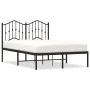 Bettgestell mit schwarzem Metallkopfteil 120x200 cm von , Betten und Lattenroste - Ref: Foro24-373787, Preis: 84,74 €, Rabatt: %