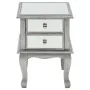 MDF and glass mirror bedside table 34.5x30x50 cm by vidaXL, Nightstands - Ref: Foro24-246658, Price: 133,96 €, Discount: %
