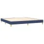 Box spring bed with blue fabric mattress 200x200 cm by , Beds and slatted bases - Ref: Foro24-3130383, Price: 584,66 €, Disco...