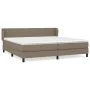 Boxspringbett mit taupegrauer Stoffmatratze 200x200 cm von , Betten und Lattenroste - Ref: Foro24-3126113, Preis: 647,14 €, R...