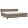 Boxspringbett mit taupegrauer Stoffmatratze 200x200 cm von , Betten und Lattenroste - Ref: Foro24-3126113, Preis: 647,14 €, R...