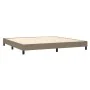 Boxspringbett mit taupegrauer Stoffmatratze 200x200 cm von , Betten und Lattenroste - Ref: Foro24-3126113, Preis: 647,14 €, R...