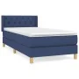 Box spring bed with blue fabric mattress 80x200 cm by , Beds and slatted bases - Ref: Foro24-3130471, Price: 291,92 €, Discou...