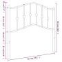 Cabecero de metal negro 90 cm de , Cabeceros y pies de cama - Ref: Foro24-373817, Precio: 22,87 €, Descuento: %
