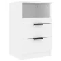Bedside tables 2 units plywood white color by vidaXL, Nightstands - Ref: Foro24-811233, Price: 100,35 €, Discount: %
