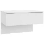 Wall bedside tables 2 units glossy white by vidaXL, Nightstands - Ref: Foro24-810948, Price: 71,38 €, Discount: %