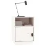 Nachttisch aus massivem weißem Kiefernholz, 40 x 34 x 55 cm von vidaXL, Nachttische - Ref: Foro24-818317, Preis: 41,30 €, Rab...