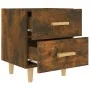 Smoked oak nightstand 40x35x47.5 cm by vidaXL, Nightstands - Ref: Foro24-817285, Price: 35,65 €, Discount: %