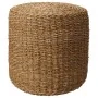 Home&Styling Natürlicher runder Pouf aus Seegras Ø40x38 cm von , Osmanen - Ref: Foro24-447472, Preis: 60,51 €, Rabatt: %