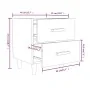 Smoked oak nightstand 40x35x47.5 cm by vidaXL, Nightstands - Ref: Foro24-817285, Price: 35,65 €, Discount: %