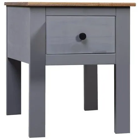 Mesita de noche de madera maciza pino Panamá gris 46x40x57 cm by vidaXL, Nightstands - Ref: Foro24-282692, Price: 41,33 €, Di...