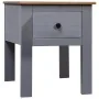 Mesita de noche de madera maciza pino Panamá gris 46x40x57 cm by vidaXL, Nightstands - Ref: Foro24-282692, Price: 41,33 €, Di...