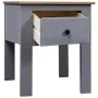 Mesita de noche de madera maciza pino Panamá gris 46x40x57 cm by vidaXL, Nightstands - Ref: Foro24-282692, Price: 41,33 €, Di...