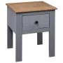 Mesita de noche de madera maciza pino Panamá gris 46x40x57 cm by vidaXL, Nightstands - Ref: Foro24-282692, Price: 41,33 €, Di...
