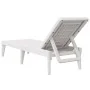 White PP lounger 186x60x29 cm by , Loungers - Ref: Foro24-364215, Price: 119,29 €, Discount: %