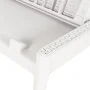 Tumbona de PP blanco 186x60x29 cm de , Tumbonas - Ref: Foro24-364215, Precio: 112,37 €, Descuento: %