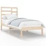 Estructura de cama madera maciza 90x190 cm de , Camas y somieres - Ref: Foro24-3105760, Precio: 81,18 €, Descuento: %