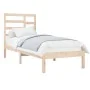 Estructura de cama madera maciza 90x190 cm de , Camas y somieres - Ref: Foro24-3105760, Precio: 81,18 €, Descuento: %