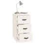 Mesitas de noche 2 uds madera maciza pino blanco 40x40x75 cm de vidaXL, Mesitas de noche - Ref: Foro24-818338, Precio: 136,61...