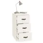Nachttische 2 Stück aus massivem weißem Kiefernholz 40x40x75 cm von vidaXL, Nachttische - Ref: Foro24-818338, Preis: 136,61 €...