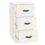 Mesitas de noche 2 uds madera maciza pino blanco 40x40x75 cm de vidaXL, Mesitas de noche - Ref: Foro24-818338, Precio: 136,61...