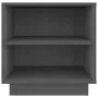Grauer Nachttisch aus massivem Kiefernholz, 40 x 34 x 40 cm von vidaXL, Nachttische - Ref: Foro24-813329, Preis: 33,50 €, Rab...