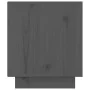 Grauer Nachttisch aus massivem Kiefernholz, 40 x 34 x 40 cm von vidaXL, Nachttische - Ref: Foro24-813329, Preis: 33,50 €, Rab...