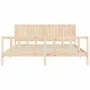Bettgestell mit Massivholzkopfteil 200x200 cm von , Betten und Lattenroste - Ref: Foro24-3192966, Preis: 183,54 €, Rabatt: %