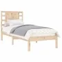 Solid wood bed frame 90x190 cm by , Beds and slatted bases - Ref: Foro24-3104183, Price: 91,44 €, Discount: %