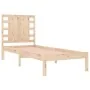 Solid wood bed frame 90x190 cm by , Beds and slatted bases - Ref: Foro24-3104183, Price: 91,44 €, Discount: %