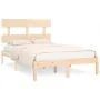 Bettgestell aus Massivholz 140x190 cm von , Betten und Lattenroste - Ref: Foro24-3104653, Preis: 101,70 €, Rabatt: %
