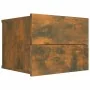 Mesita de noche madera contrachapada roble ahumado 40x30x30 cm de vidaXL, Mesitas de noche - Ref: Foro24-815412, Precio: 60,8...